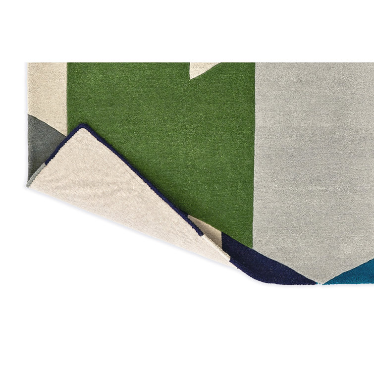 Harlequin Handmade Hand Tufted Blue/Gray/Green Rug Wayfair